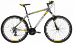 Jalgratas m&auml;gi- Kross, 27.5 ", 17'' raam, valge/h&otilde;be/kollane