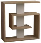 Kohvilaud Kalune Design Saly, tamm v./valge v., 55 cm x 20 cm x 57 cm