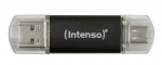 USB m&auml;lupulk Intenso Twist Line, antratsiit v./l&auml;bipaistev v., 128 GB