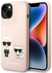 Telefoni &uuml;mbris Karl Lagerfeld KLHMP14LSSKCI, Apple iPhone 14 Pro, roosa v.