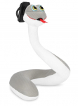 Padi Spokey Serpente, 80 cm x 30 cm, valge/hall, 450 g