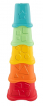 Arendav m&auml;ng Chicco Stacking Cups, 36 cm, mitmev&auml;rviline, 10 tk