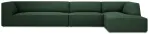 Nurgadiivan Micadoni Home Ruby 5 Seats, roheline v., parem, 366 x 180 cm x 69 cm