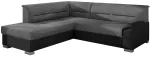 Nurgadiivan Bergen Sawana 21, Soft 11, must v./hall v., vasak, 214 x 247 cm x 83 cm