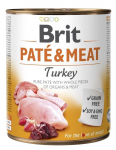 M&auml;rg koeratoit Brit Pat&eacute; & Meat DLZRITKMP0050, kalkun, 0.8 kg