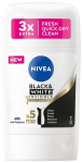 Kehadeodorant Nivea Black & White Silky Smooth, 50 ml
