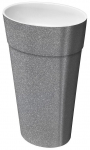 Vannitoa kraanikauss Besco Uniqa Glam, kivimass, 46.5 cm x 32.5 cm x 84 cm, h&otilde;be