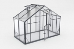 Kasvuhoone Gampre Sanus Hybrid XL-4, karastatud klaas, 1.50 x 2.90 m, 6 mm