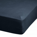 Voodilina Ella Line Adela, tumesinine, 120 x 200 cm, kummiga