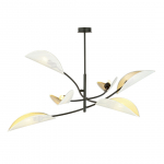 Valgusti rippuv Emibig Lotus 1107/6, E14, 6 x 10 W, must v.