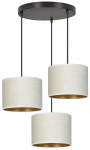Valgusti rippuv Emibig Hilde Premium 3, E27, 3 x 15 W, must v.