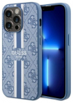 Telefoni &uuml;mbris Guess 4G Printed Stripes GUHMP14LP4RPSB, Apple iPhone 14 Pro, sinine v.