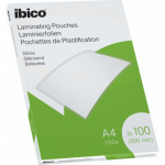 Lamineerimiskile Ibico, 100 &mu;m x 303 mm x 216 mm, 100 tk