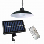Seinapealne p&auml;ikesepaneeliga valgusti Milagro Saturn, 6W, IP44, must v.