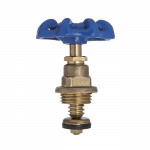 Reguleeritav klapp Invena 6/4", messing