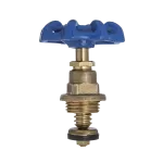 Reguleeritav klapp Invena 6/4", messing