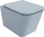 WC-pott, seinapealne Mexen Teo Rimless, kaanega, 345 mm x 510 mm