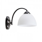 Valgusti seinale Candellux Lighting Gracja, E27, 1 x 40 W, must v.