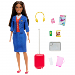 Nukk aksessuaaridega Mattel Barbie Flight Attendant HYT60, 29 cm, sinine