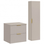 Vannitoa m&ouml;&ouml;bli komplekt Adel, ka&scaron;miir v., 46 cm x 60 cm x 140 cm