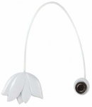 Magnetiga kardinahoidja, 6 cm, valge