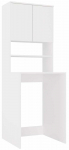Kapp pesumasina kohal Pola Multi, valge v., 64 cm x 64 cm x 180 cm