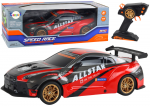 Rc auto Lean Toys Speed Race High Speed, 1:10, must/punane
