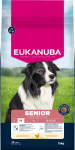 Kuiv koeratoit Eukanuba Senior Medium, kanaliha, 15 kg