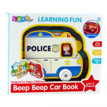Beebi raamat, s&otilde;idukid Lean Toys Beep Beep, 13 cm, mitmev&auml;rviline