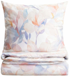 Voodipesukomplekt Homla Rosa Basic 243260, valge v./roosa v./violetne v., 70 x 80 cm, 200 x 220 cm