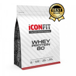 Proteiin ICONFIT Whey Protein 80, metsmaasika maitseline, 1000 g