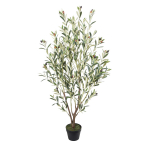 Kunsttaim potis, oliivipuu Home4you Wind, roheline v., 130 cm