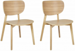 Toolide komplekt Beliani Overly, hele pruun v., 47 cm x 49 cm x 80 cm, 2 tk