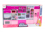 M&ouml;&ouml;bel, komplekt Lean Toys Modern Kitchen, roosa v.