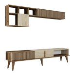 Elutoa m&ouml;&ouml;blikomplekt Kalune Design Milan, sise, p&auml;hklipuu v./travertine v.