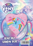 Fooliumist &otilde;hupall erikujuga Flexmetal My Little Pony Rainbow Dash, sinine v./roosa v./mitmev&auml;rviline