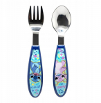 S&ouml;&ouml;giriistade komplekt lastele Stor Stitch, 3 aastat, roostevaba teras, sinine v./violetne v.