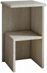 &Ouml;&ouml;kapp Kalune Design Roisin 382NRC1818, travertine v., 50 cm x 29.6 cm x 29.6 cm
