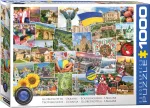 Pusle Eurographics Globetrotter Ukraine 6000-5753, 67.6 cm x 48.9 cm, 1000 tk, mitmev&auml;rviline