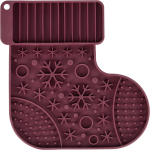 Lakkumismatt loomale Springos Trixie Xmas Lick&rsquo;n'Snack, 20 cm x 20 cm, punane v.