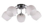 Valgusti lagi Candellux Lighting Zachera 35-77943, E27, 4 x 40 W, valge v. / kroom v.