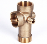 Viieharuline h&uuml;drofoori ristmik 5WBC, 1/4 tolli &ndash; v&auml;liskeere/1/4 tolli &ndash; sisekeere/1 toll - v&auml;liskeere