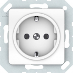 Pistikupesa Vilma SL250 111030202101, maandusega, valge v.