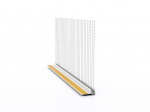 Profiil Albau EW-06-24 PVC Window Connecting, klaaskiud, 2400 mm x 180 mm x 6 mm