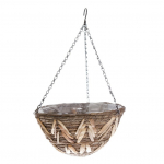 Rippuv lillepott Garden Center 30846, puit, pruun v.