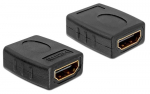 Adapter Delock HDMI female HDMI female HDMI 19 pin female, HDMI 19 pin female, must v.
