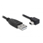 Juhe Delock Angled USB / Mini USB USB 2.0 A male, Mini USB B male, 5 m, must v.