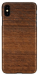 Telefoni &uuml;mbris Man&Wood, pruun v./must v., Apple