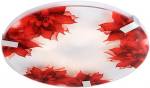 Valgusti lagi Candellux Rapsody 14-30771, 1 x 18 W, valge v./punane v., 40 x 40 cm