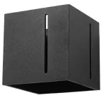 Valgusti seinale Sollux Pixar SL.0397, G9, 1 x 40 W, must v. / must v.